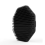 2Pcs Silicone Face Scrubber ,Black 8