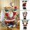 Christmas Santa Clau Snack Tray Rack Fun Decorations 4