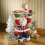 Christmas Santa Clau Snack Tray Rack Fun Decorations 3