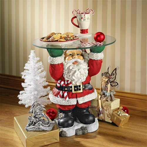 Christmas Santa Clau Snack Tray Rack Fun Decorations 2