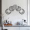 5Pcs Wooden Moon Wall Decor for Home Creatives Cycle 3