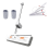 Large Flat Mop, 360 Rotating Mop with Dewatering , White 10
