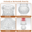 Glass Candlestick Holders, Clear Diamond Taper Candle Holders 4