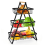 3-Tier Countertop Fruit Basket - Multi-Use Kitchen Organizer A 2