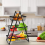 3-Tier Countertop Fruit Basket - Multi-Use Kitchen Organizer A 3