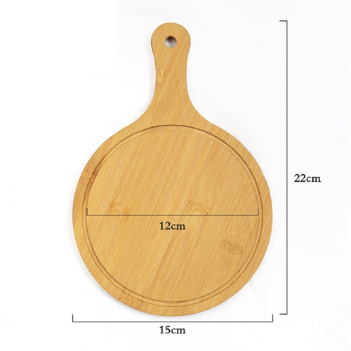 Pizza Tray Wooden Round Household Internet Celebrity Tableware 2