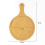 Pizza Tray Wooden Round Household Internet Celebrity Tableware 4