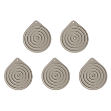 5 Pcs Silicone Microwave Plate Warmers, Non-Slip Food Warming Mats
