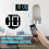 Digital Wall Clock Large Display,25cm USB LED Clocks 5