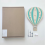 Hot Air Balloon Shaped Mute Wall Clock for Home Office, Grey 5