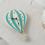 Hot Air Balloon Shaped Mute Wall Clock for Home Office, Grey 3