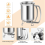 Stainless Steel Batter Dispenser Cake Pancake Funnel 3