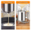 Stainless Steel Batter Dispenser Cake Pancake Funnel 4