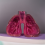 Human Organ Body Art Lung Shape Resin Ashtray 3