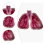Human Organ Body Art Lung Shape Resin Ashtray 5