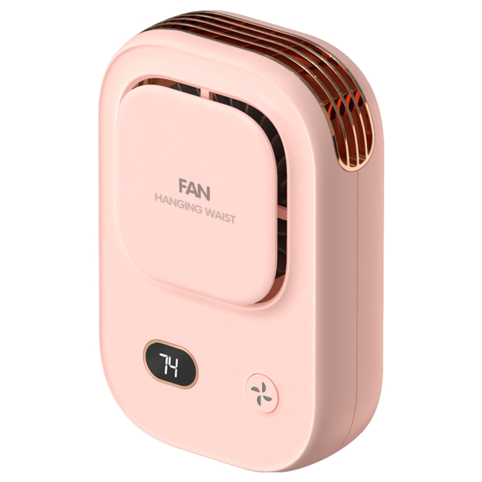 Portable Waist Clip Fan Wearable Belt 2000Mah Battery Powered,A 4853981265878