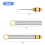 3 PCS Portable Titanium Toothpicks, Silver 6