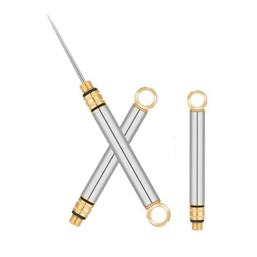 3 PCS Portable Titanium Toothpicks, Silver 1