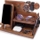 Multifunctional Wooden Telephone Extension Base Bedside Table Desktop 3