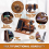 Multifunctional Wooden Telephone Extension Base Bedside Table Desktop 7