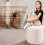 Soft Ottoman Pouf - Comfort Foam Foot Rest White 6