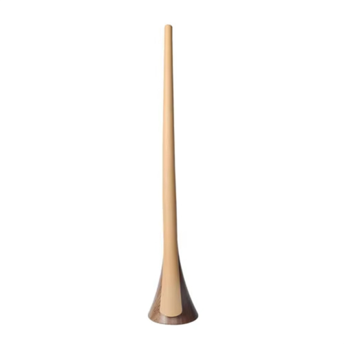 Extra Long Wood Grain Shoe Horn, Ergonomic Handle for Elderly Yellow 1