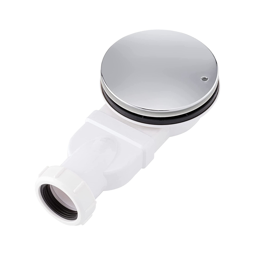 Low Profile Shower Drain Chrome Plated Abs Tray Siphon Slim 4853981269784