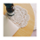 4PCS 8.6 Inch Doilies Crochet Round Lace (Beige) 4