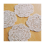 4PCS 8.6 Inch Doilies Crochet Round Lace (Beige) 5