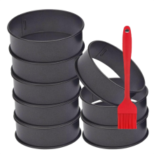 8 Pack Stainless Steel English Muffin Rings