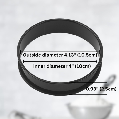 8 Pack Stainless Steel English Muffin Rings 2