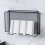 Router Rack Bracket Punch-Free TV Set-Top Box Storage Black 4