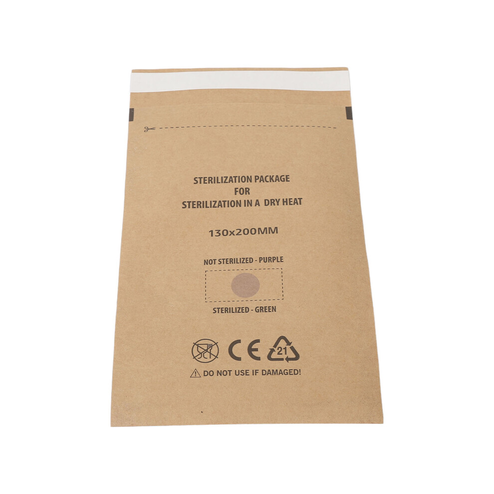 100pcs Disposable Nail Cleaning Paper Bags 5.1x7.9in