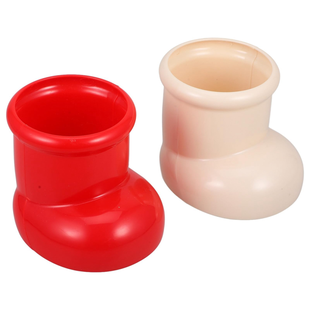 Boot Shaped Pen Holder Cup Type Desktop Stationery Storage Box-image-OPC-PJ26KZV-NEW