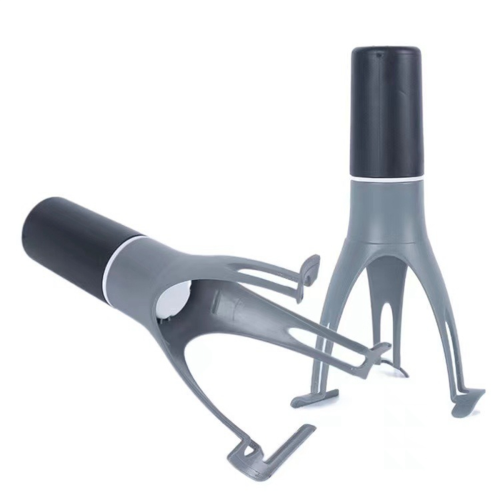 Triangular Egg Beater Mini Semi-Automatic Cream Mixer Black&Gray 1
