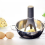 Triangular Egg Beater Mini Semi-Automatic Cream Mixer Green&Gray 5