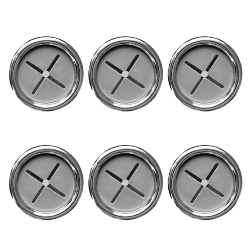 6Pack Kitchen Towel Hooks, Round Self Adhesive Wall Mount Hook