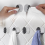 6Pack Kitchen Towel Hooks, Round Self Adhesive Wall Mount Hook 6
