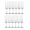 6 OZ Square Champagne Glasses Stemmed Coupes Transparent 1