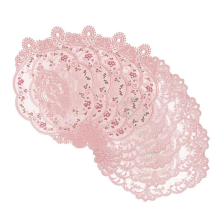10Pcs Lace Doilies for Tables Embroidered Placemats Table Mat