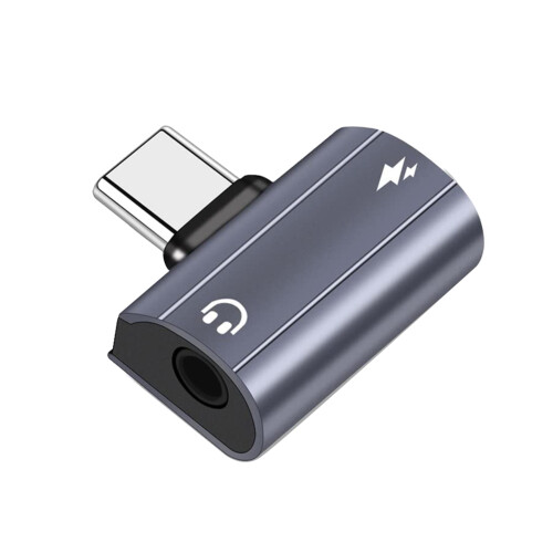 Headphone Converter Adapter,USB C To 3.5Mm Audio and Charging Adapter