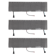 3X LED Panel, WS2812B RGB 832 Pixels Digital Flexible Dot Individually Addressable LED Display Screen