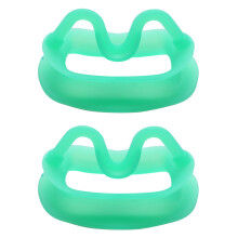 2X Green New 1Pc Dental Retractor Silicon Intraoral Lip Cheek Retractor Mouth Opener Cheek Expand Dental Orthodontic