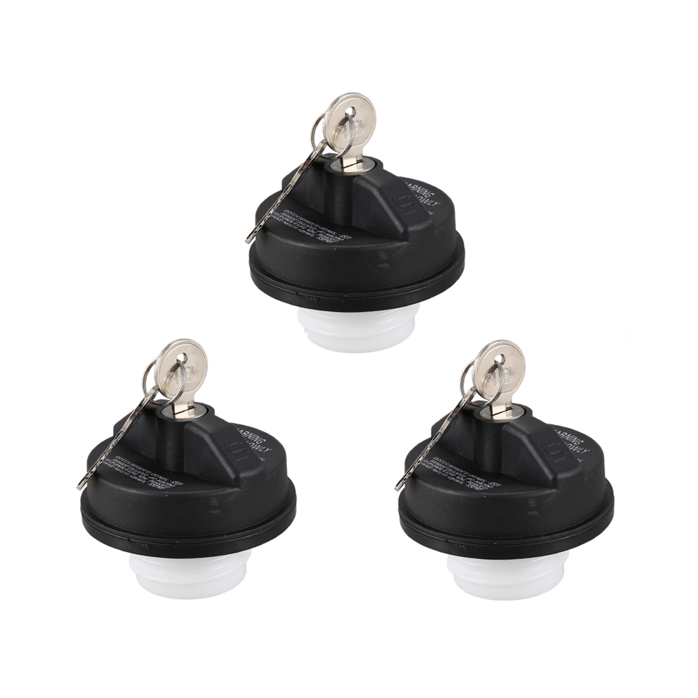 3X Fuel Tank Cap-Regular Locking Fuel Cap Fit For 10504 77300-47020 Black 4853981291976