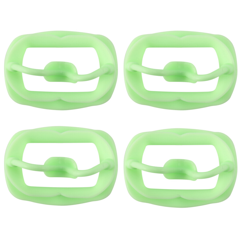 Exogio Green New 4Pc Dental Retractor Soft Silicon Intraoral Lip Cheek Retractor Mouth Opener Cheek Expand Dental Orthodontic