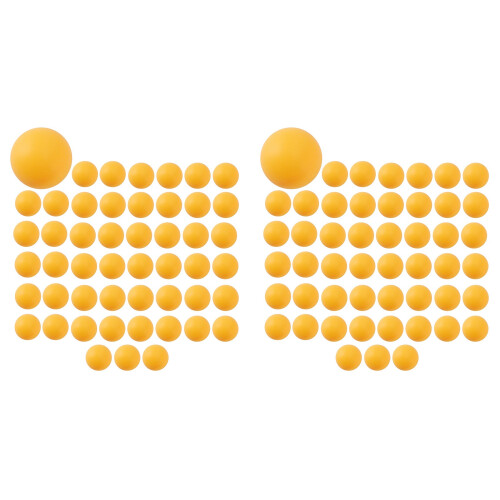 100- Pack Premium Ping Pong Balls Advanced Training Table Ball Durable Seamless Balls Orange