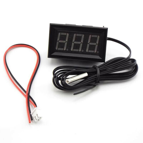 2X DC 12V LED Digital Display Thermometer -50- 110 Celsius Car Meter Temperature Vehicle 2