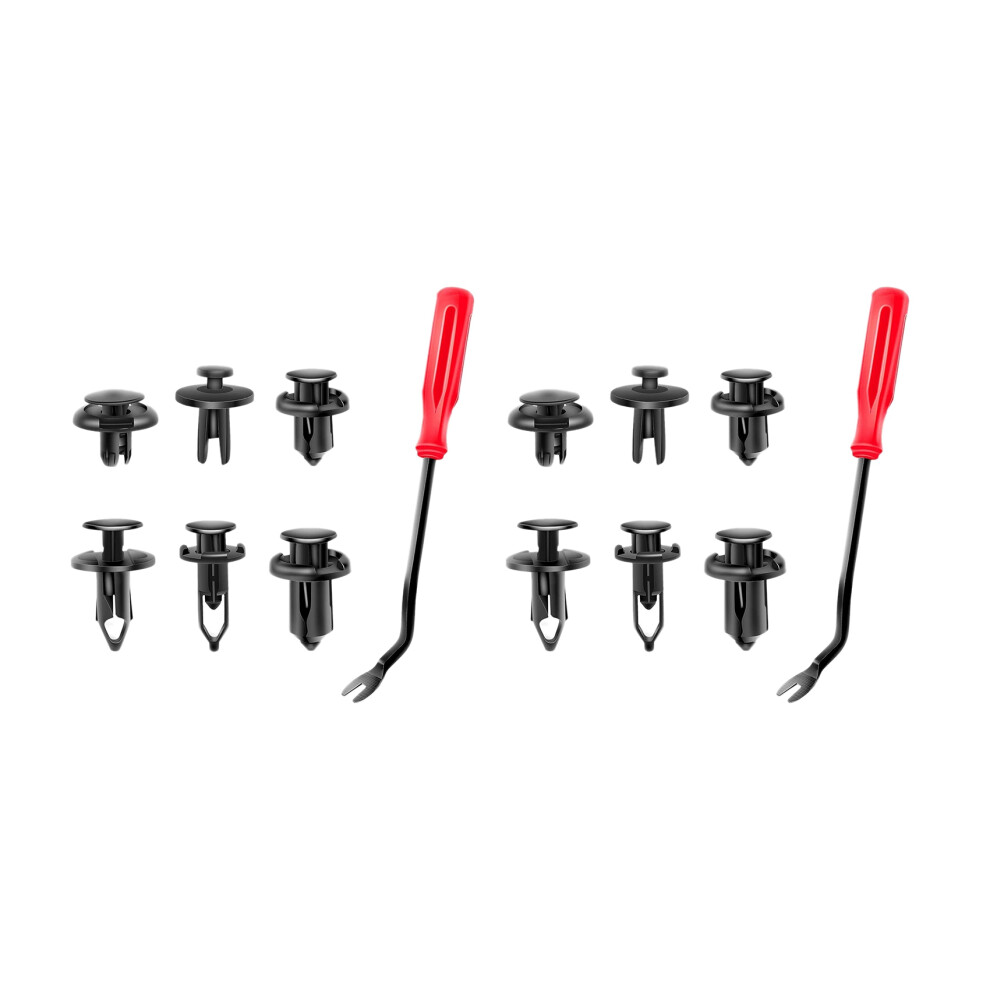 240Pcs Car Plastic Rivets Retainer 6.3Mm 8Mm 9Mm 10Mm Expansion Screws Replacement Kit Bumper Push Clips 4853981294670