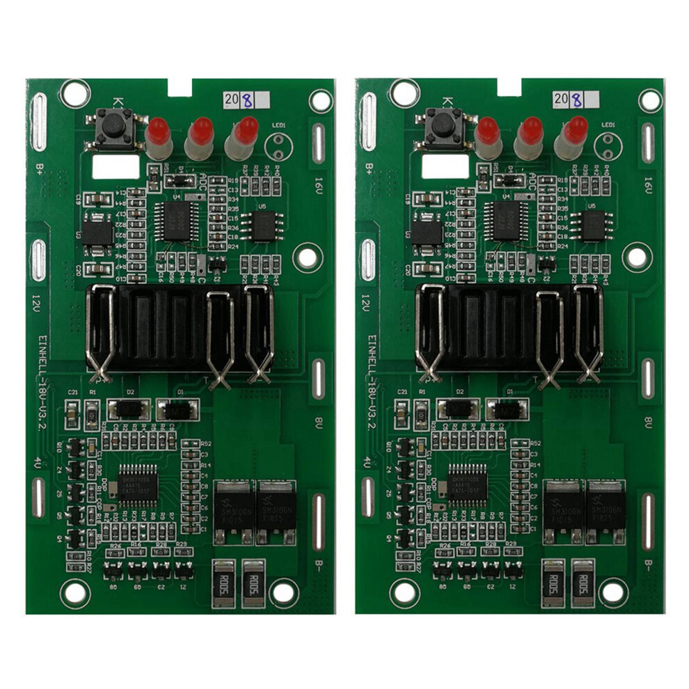 2X 4511396 Li-Ion Battery Charging Protection Circuit Board Pcb Board For -Change 18V 20V Lithium 4853981201852