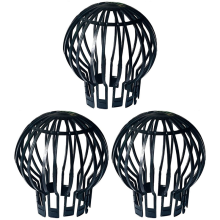 Downpipe Filter Plastic Roof Gutter Balloon Guard Filters for Most Household Downpipes Garden Protective Cover 3Pcs